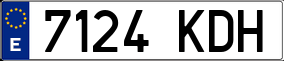 Truck License Plate